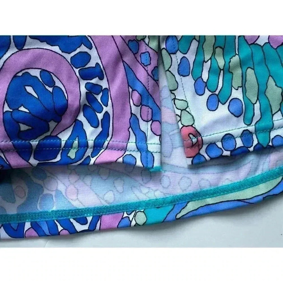 Talbots MIRACLESUIT Sz 6 Swim Skirt Light Control ~ Coastal Pastel EUC - Picture 3 of 6